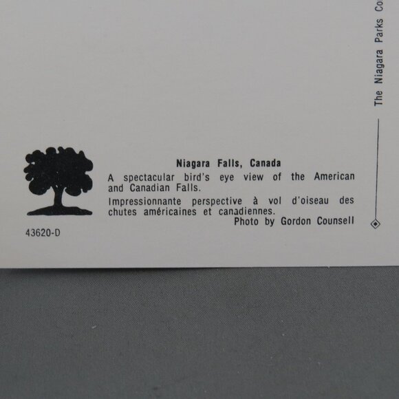 Vintage Postcard - Niagara Falls Ontario Aerial Photo - Dexter Press - Picture 3 of 4